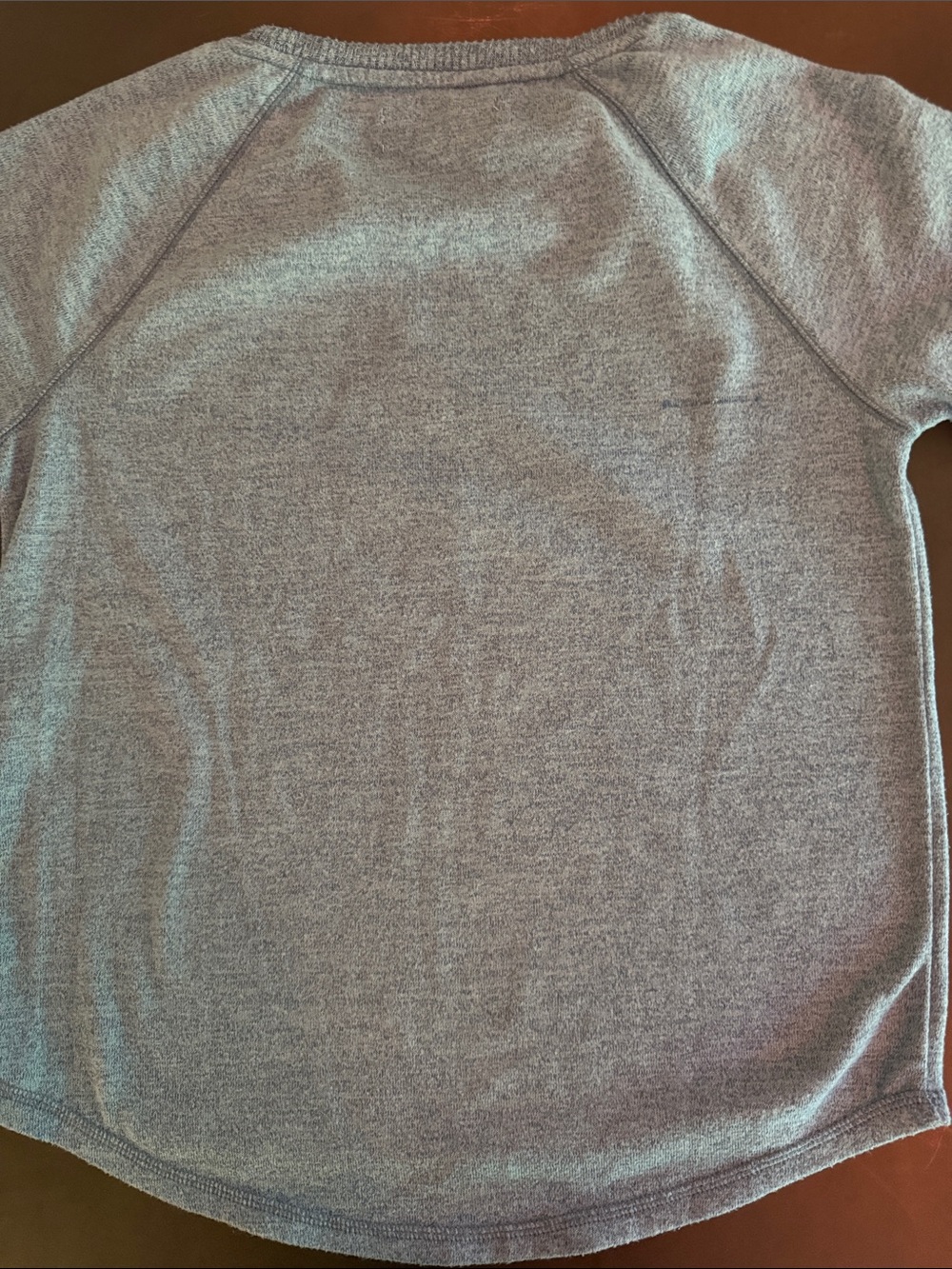 Karen Neuburger Heathered Blue Pullover Sweatshirt - Picture 4 of 4